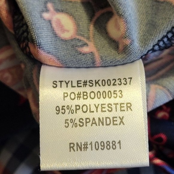 New Sunny Leigh Women's Large Dress Floral‎ Carolyn Print Long Sleeve Outfit - Picture 9 of 14